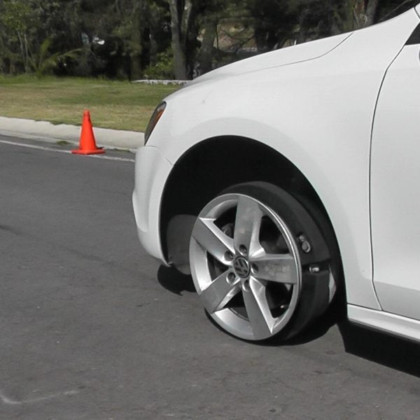 Flats Over with no tires protects your tire and keeps you safe