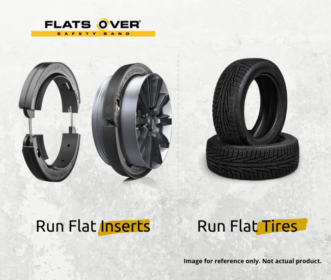 Run Flat Inserts and Run Flat Tires Comparison Flats Over Wheel and Vehicle Protection